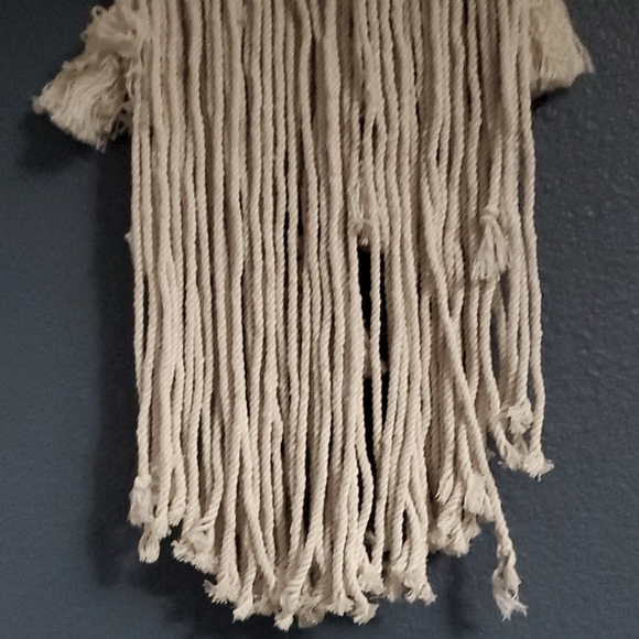 Macrame Hoop Pocket Boho Wall Hanger - Picture 7 of 7